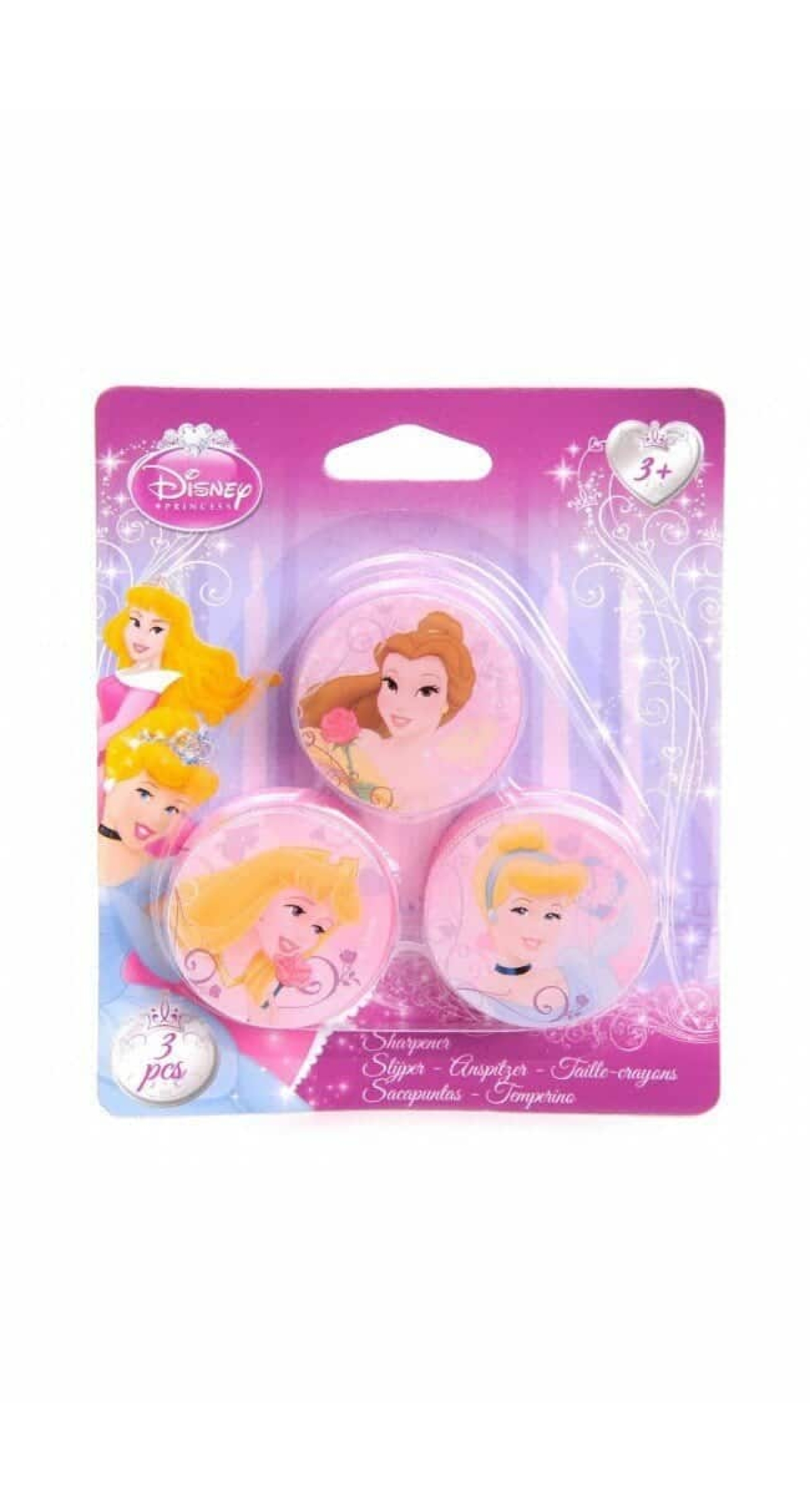 Princess Sharpener - 3pk